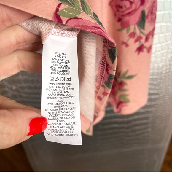 THE CHILDREN’S PLACE | NWT Girls Floral Cut Out Dress in Pink Melon | XS (4) - Picture 9 of 10